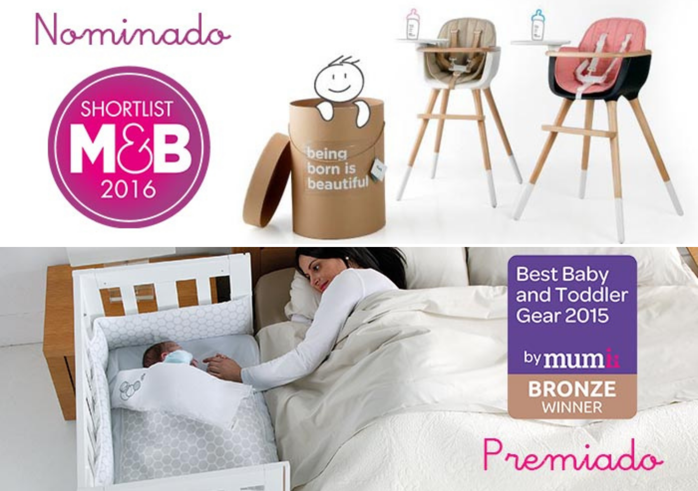 Minicuna CODODO & Trona OVO, premiadas en Reino Unido