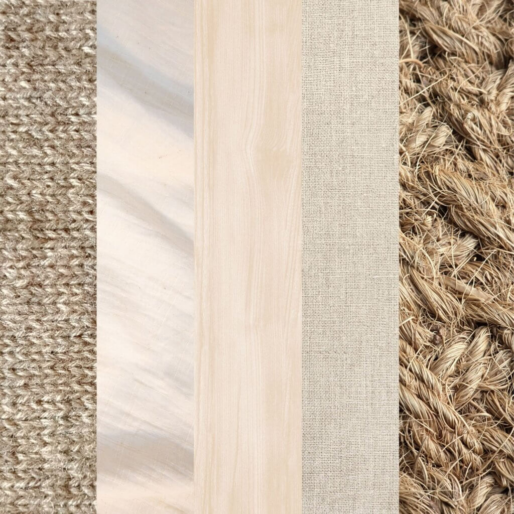 materiales naturales
